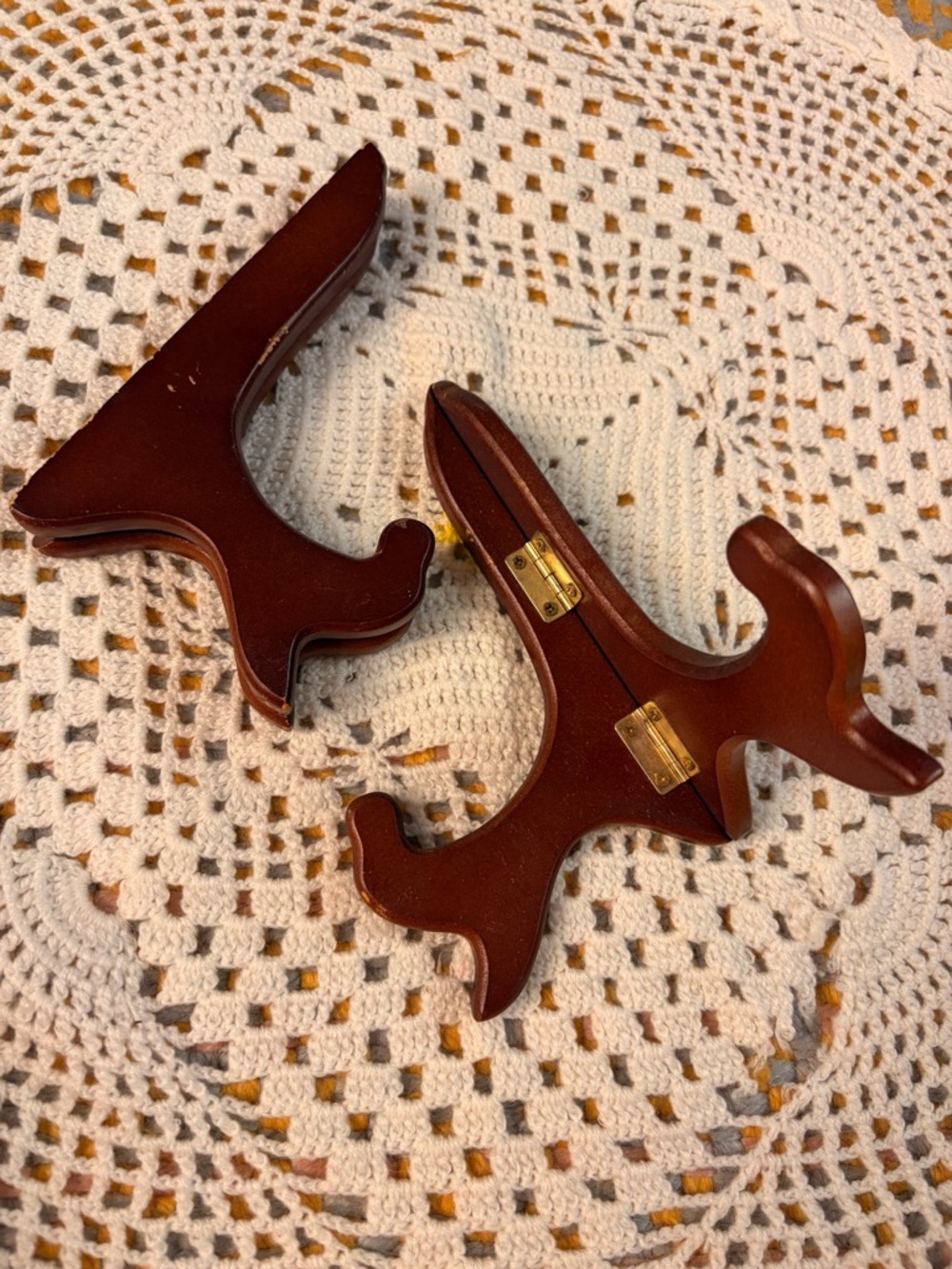📚✨ Set of 2 Wooden Book Stands ✨📚
